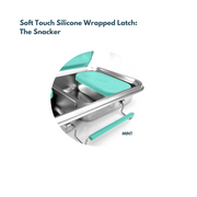 Soft Touch Silicone Wrapped Latch: The Snacker