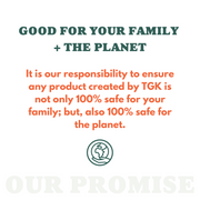 100% safe for your family and the planet 