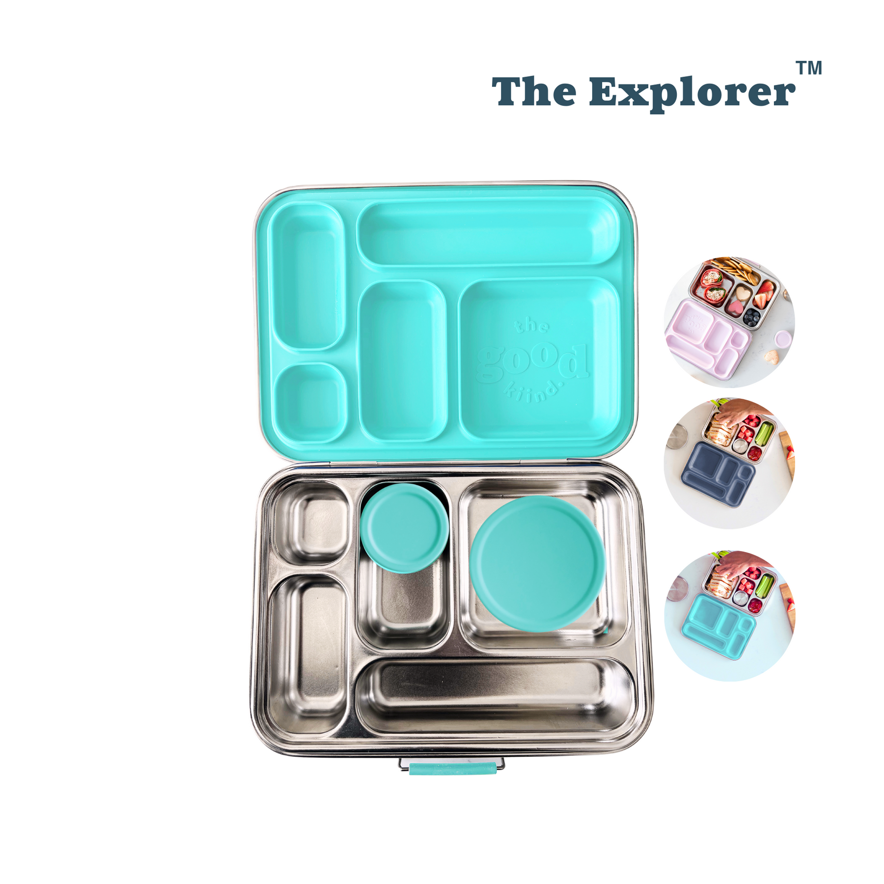 Stainless Steel Lunch Box I The Good Kiind I Air-tight Leak-Resistant