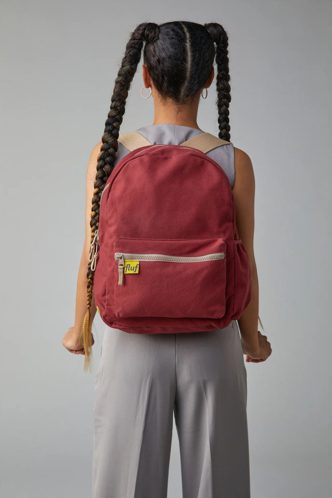 Miso canvas backpack top