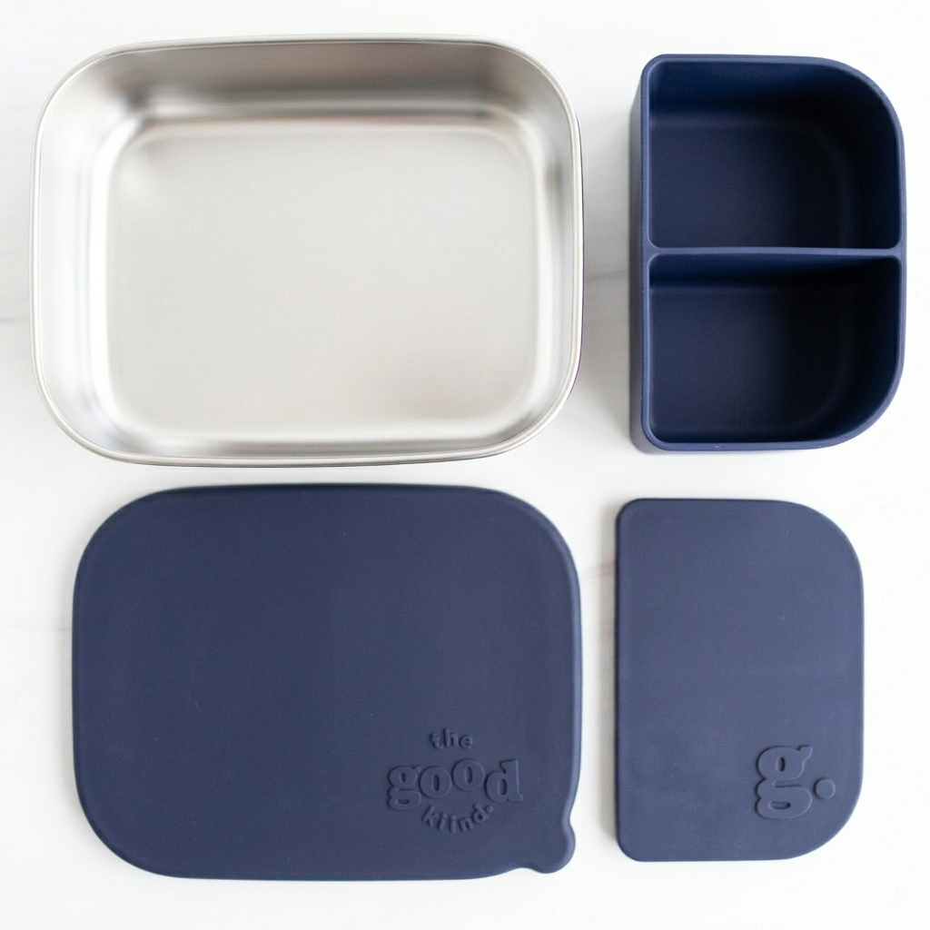 Stainless Steel Lunch Box I The Good Kiind I Air-tight Leak-Resistant